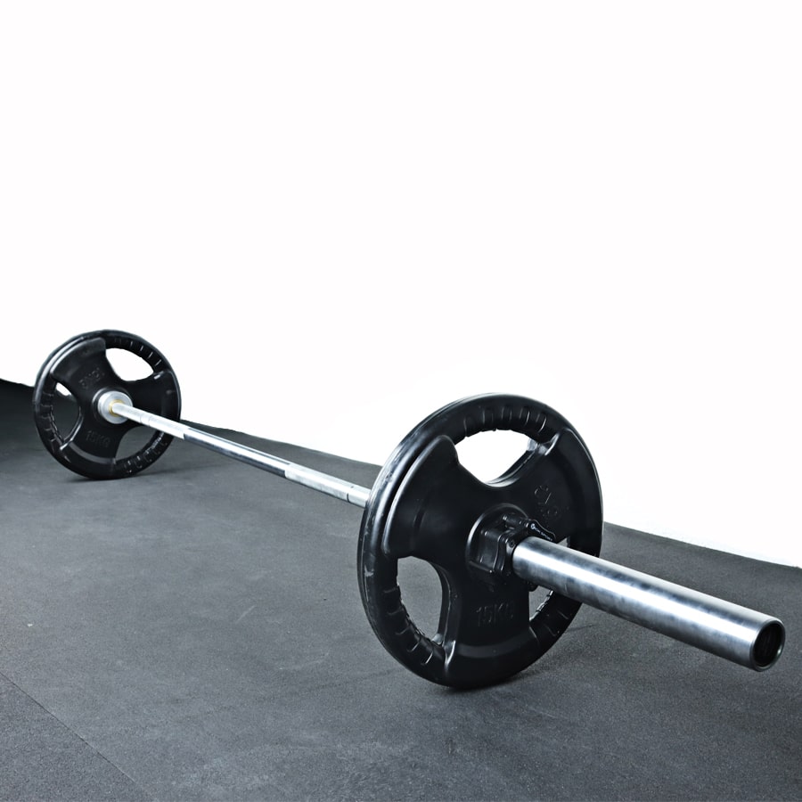 Barra Entrenamiento Musculación 2 Bandas Elásticas 15 kg